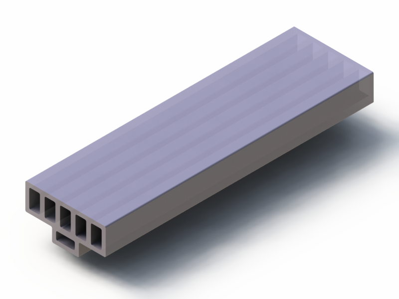 Profil en Silicone P932E - format de type T - forme irrégulier