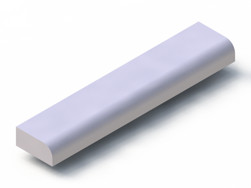 Profil en Silicone P93501A - format de type D - forme irrégulier