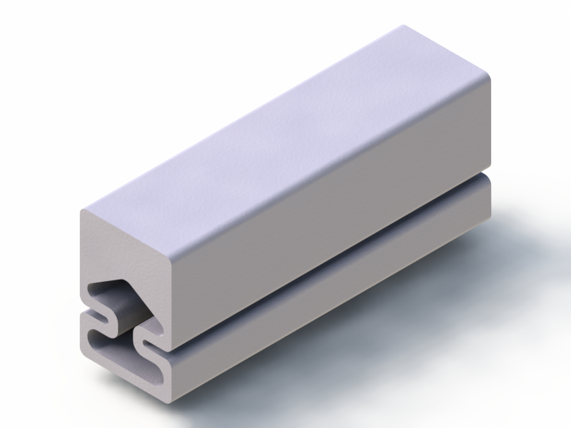 Profil en Silicone P93508AZ - format de type D - forme irrégulier