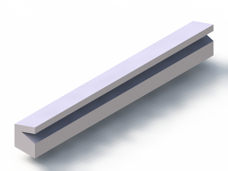 Profil en Silicone P93598 - format de type Labiée - forme irrégulier