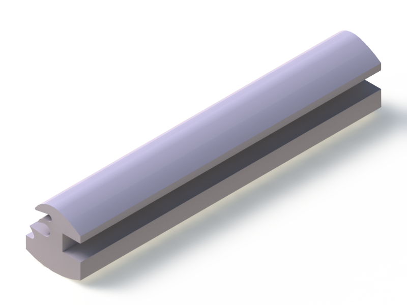 Profil en Silicone P93607A - format de type Lampe - forme irrégulier