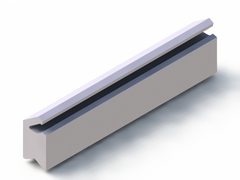 Profil en Silicone P93991BE - format de type Labiée - forme irrégulier