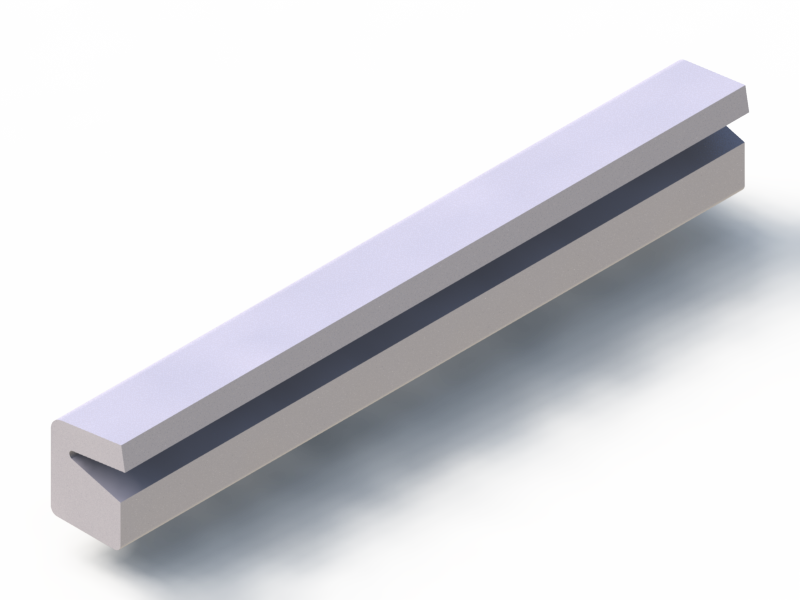 Profil en Silicone P94315CH - format de type Labiée - forme irrégulier