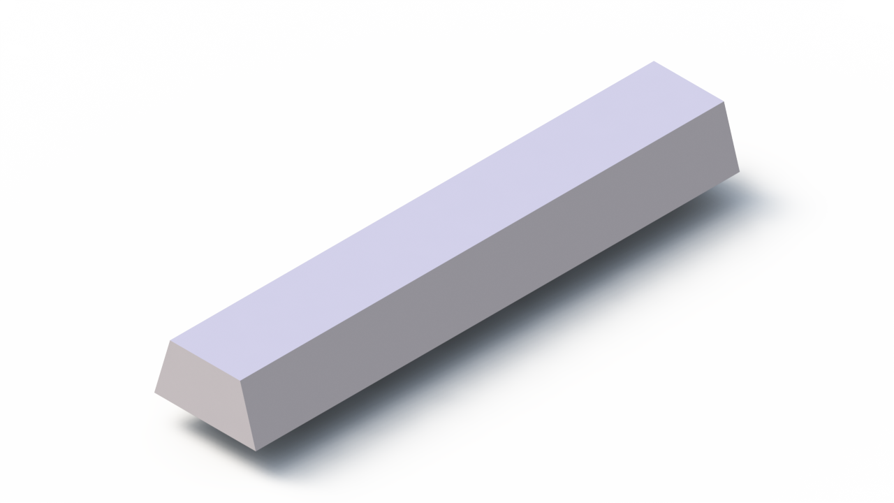 Profil en Silicone P945FZ - format de type Trapèze - forme irrégulier