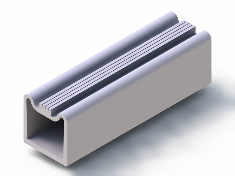 Profil en Silicone P95240B - format de type D - forme irrégulier