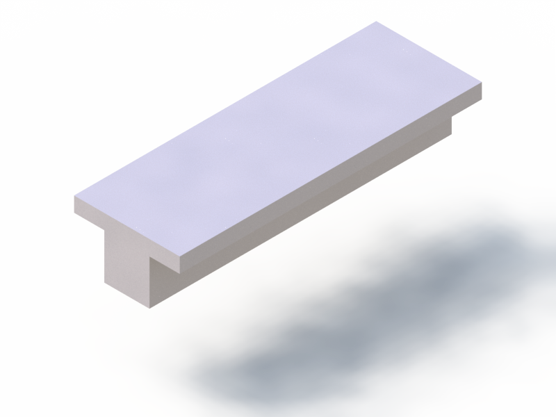 Profil en Silicone P95606B - format de type T - forme irrégulier