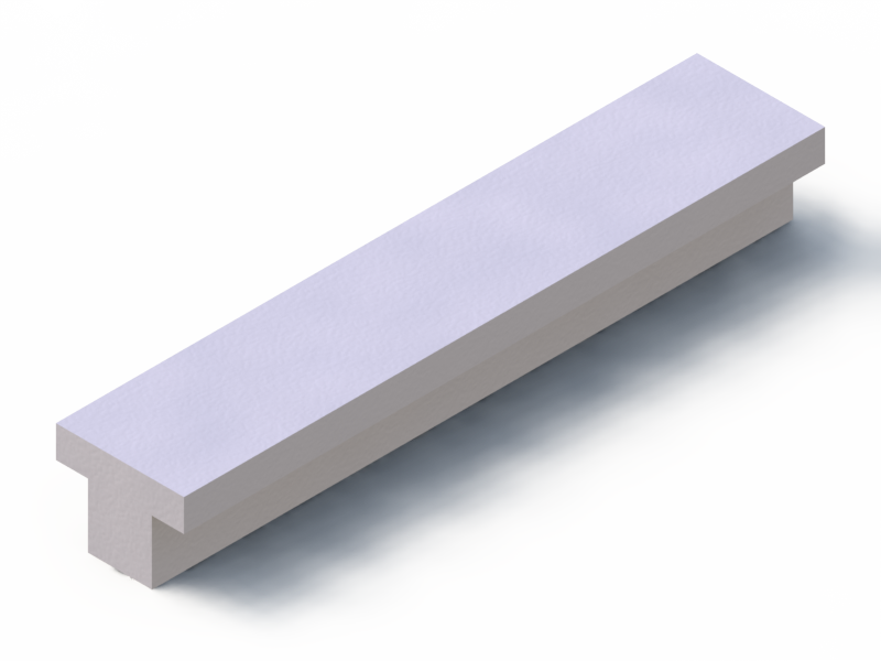 Profil en Silicone P95998 - format de type T - forme irrégulier