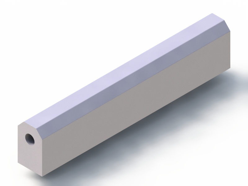 Profil en Silicone P97205A - format de type Tuyau - forme irrégulier