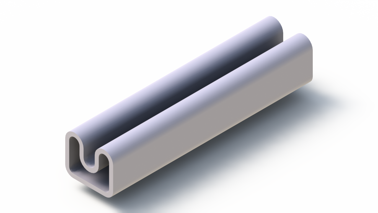 Profil en Silicone P97279BS - format de type D - forme irrégulier