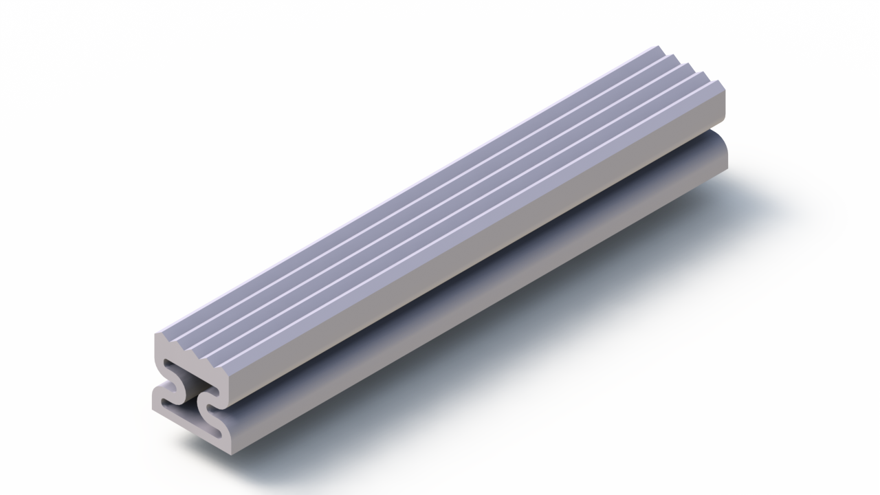 Profil en Silicone P97279CM - format de type D - forme irrégulier