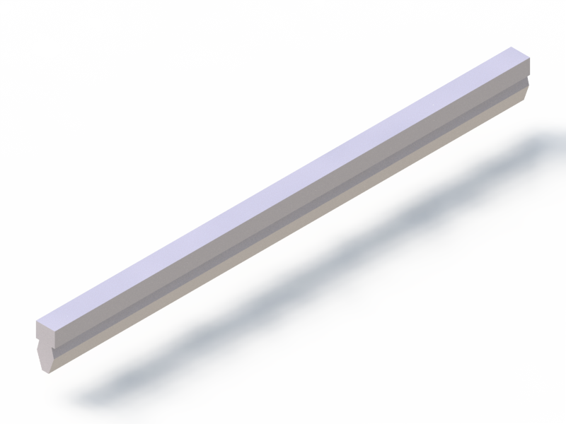 Profil en Silicone P97417A - format de type Double Trou - forme irrégulier