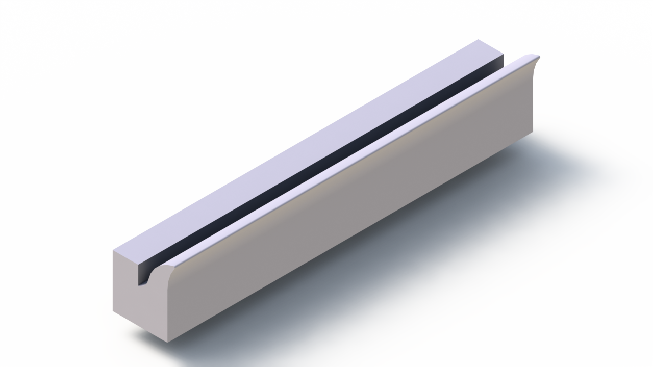 Profil en Silicone P97594AR - format de type Labiée - forme irrégulier