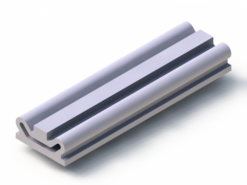 Profil en Silicone P97926A - format de type D - forme irrégulier