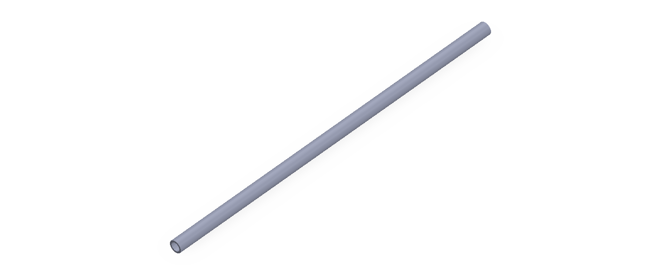 Profil en Silicone TS4003,502,5 - format de type Tubo - forme de tube