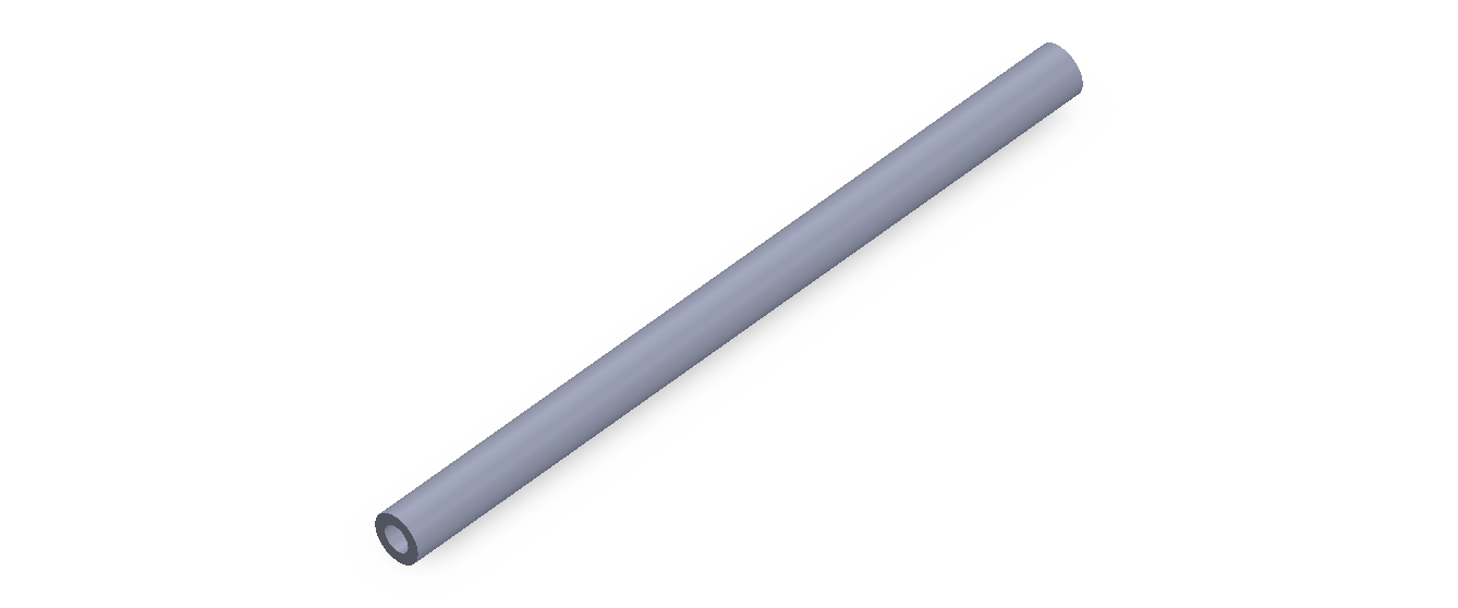 Profil en Silicone TS4006,503,5 - format de type Tubo - forme de tube