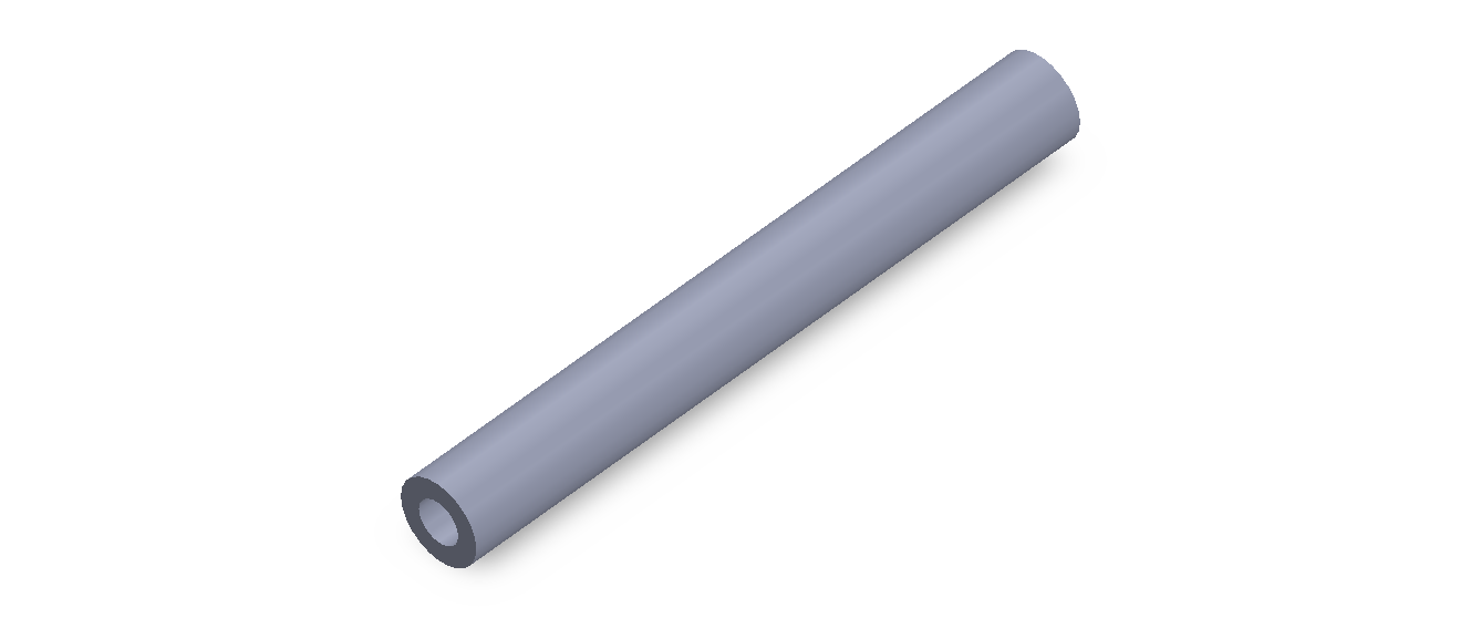 Profil en Silicone TS4012,506,5 - format de type Tubo - forme de tube