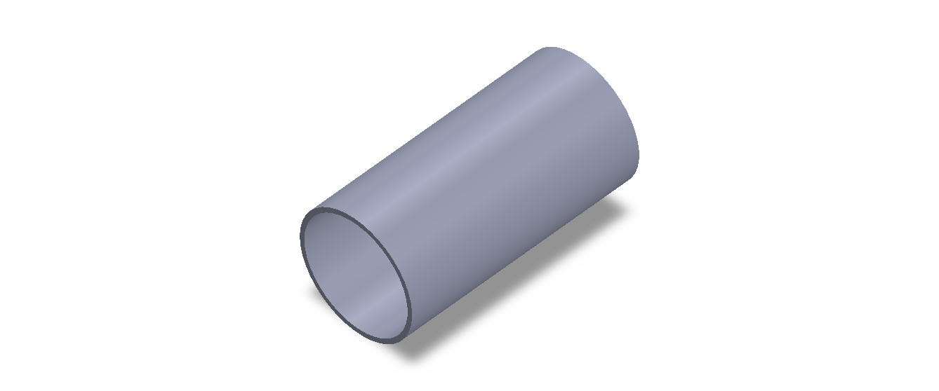 Profil en Silicone TS4049,545,5 - format de type Tubo - forme de tube