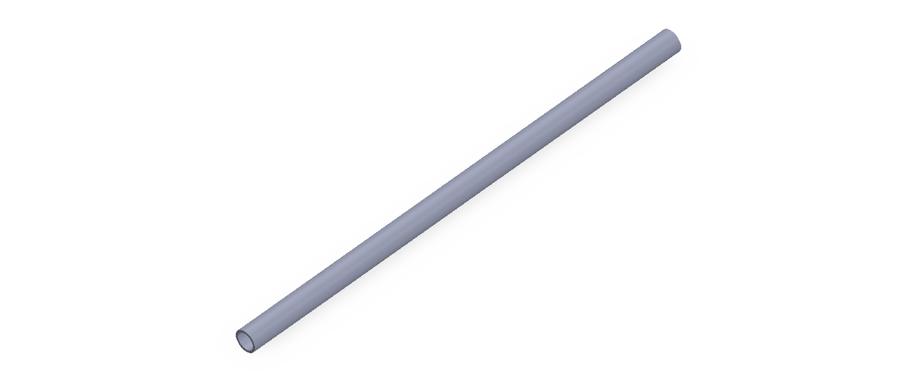 Profil en Silicone TS5004,503,5 - format de type Tubo - forme de tube