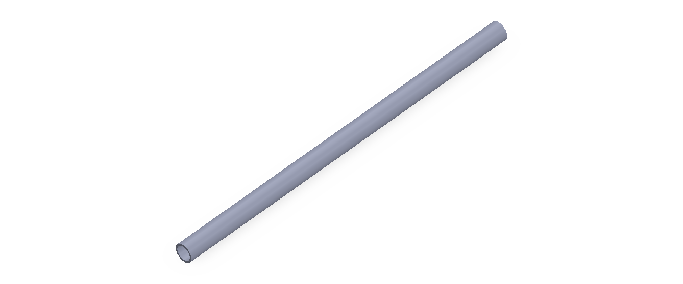 Profil en Silicone TS600504 - format de type Tubo - forme de tube