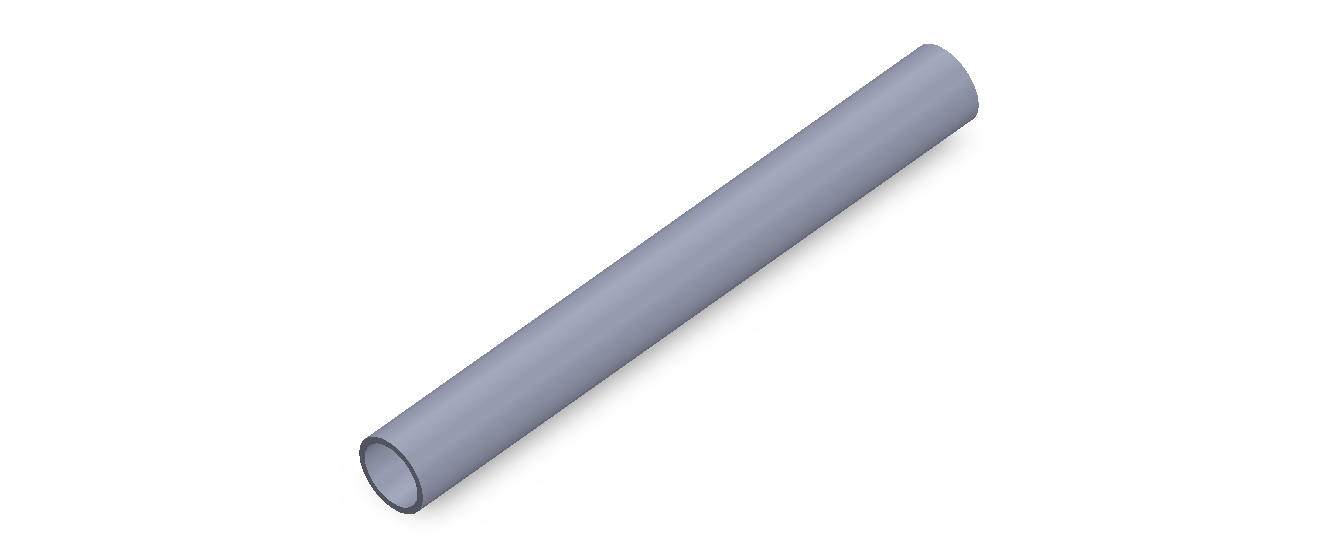 Profil en Silicone TS6011,509,5 - format de type Tubo - forme de tube