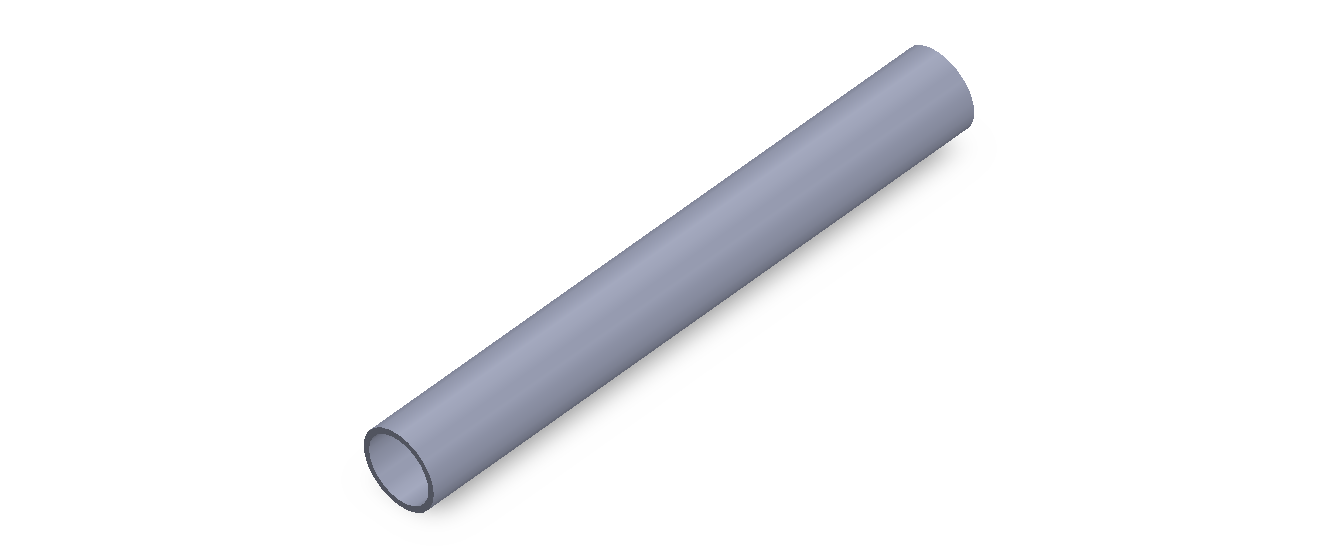 Profil en Silicone TS601311 - format de type Tubo - forme de tube