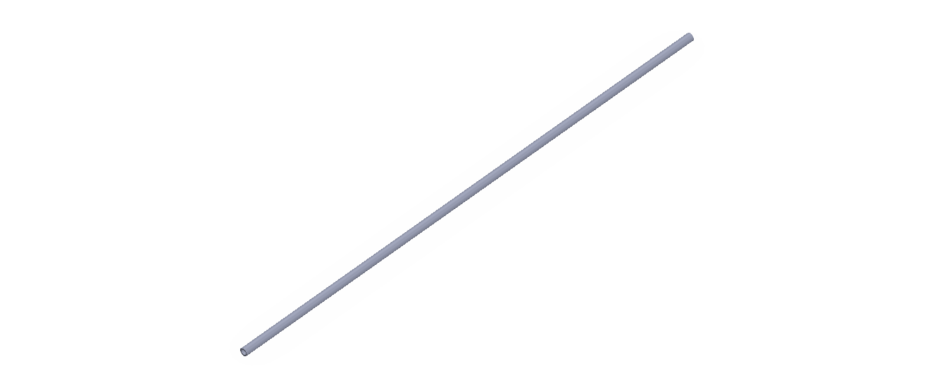 Profil en Silicone TS8001,501 - format de type Tubo - forme de tube