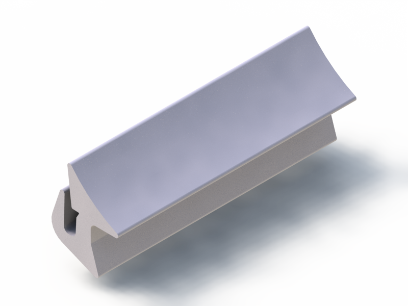 Silicone Profile P10320BR - type format U - irregular shape