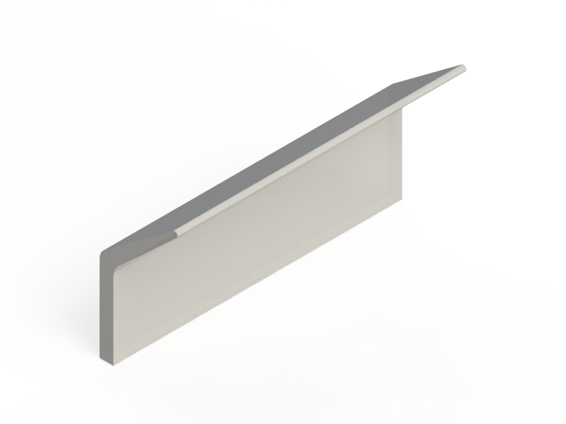 Silicone Profile P1059A - type format Lipped - irregular shape
