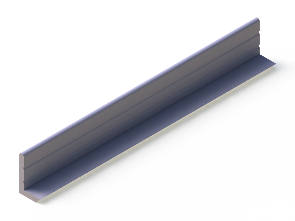 Silicone Profile P10822E - type format L - irregular shape