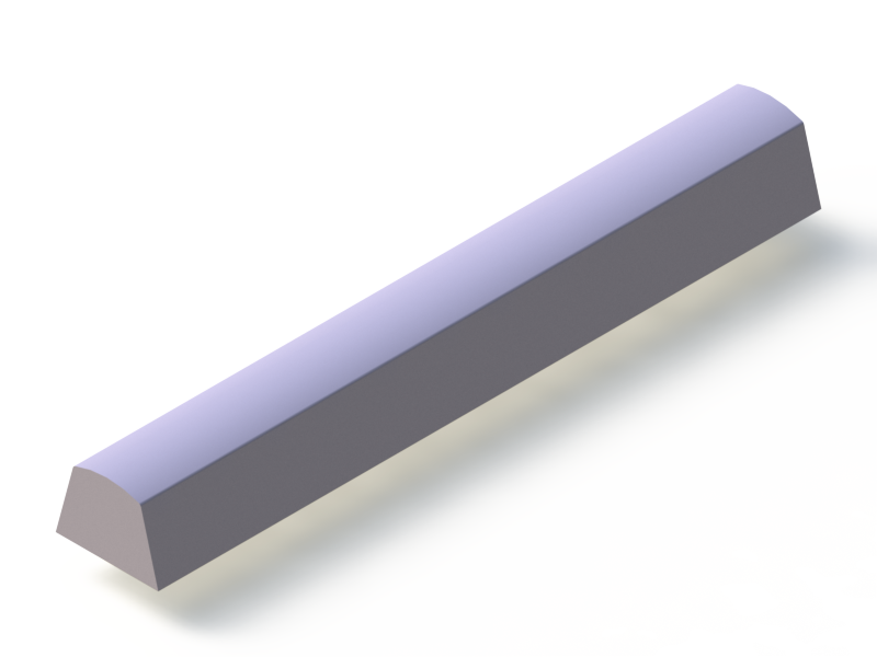 Silicone Profile P10822G - type format D - irregular shape