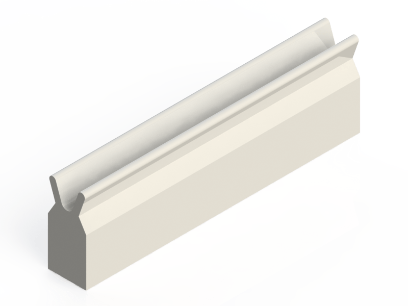 Silicone Profile P108A - type format Horns - irregular shape