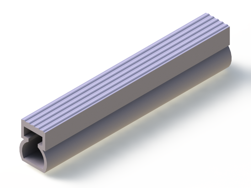 Silicone Profile P11185M - type format Trapezium - irregular shape