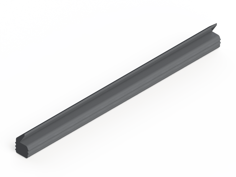 Silicone Profile P1270A - type format Lipped - irregular shape