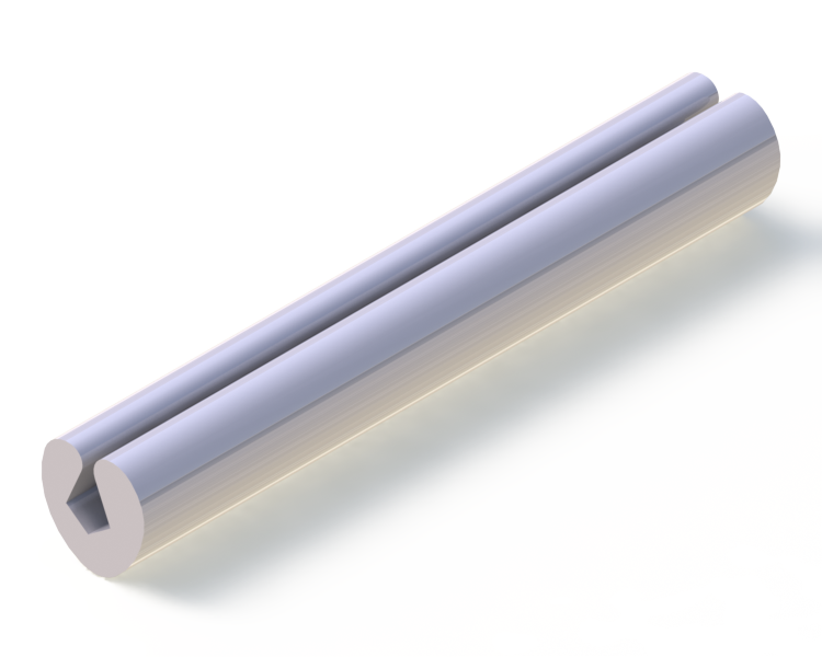 Silicone Profile P12A - type format U - irregular shape