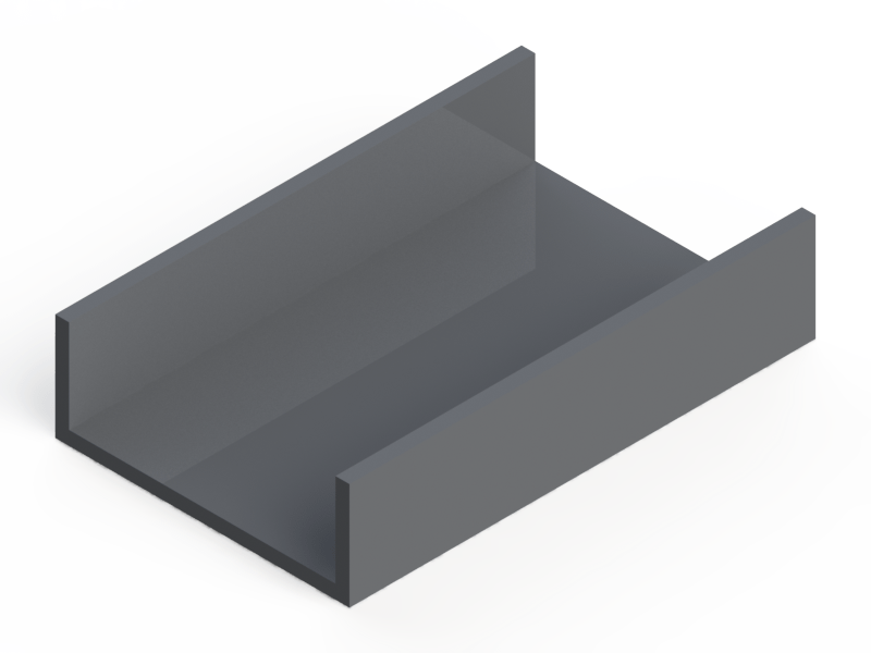 Silicone Profile P12K - type format U - irregular shape