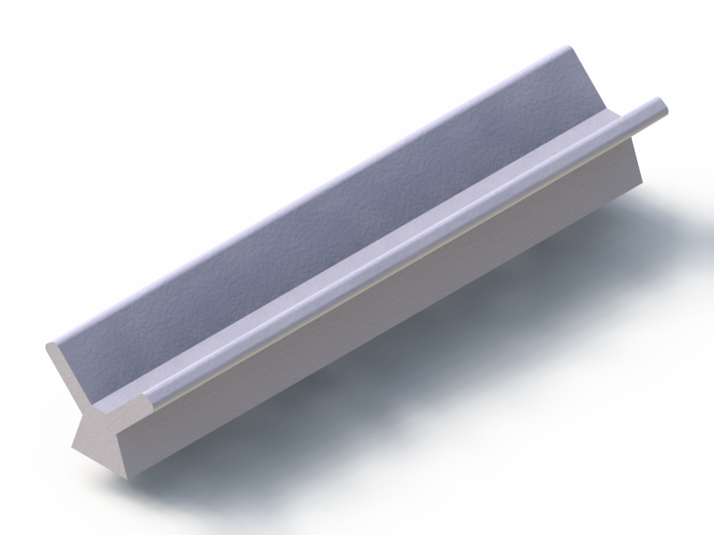 Silicone Profile P1478C - type format Horns - irregular shape