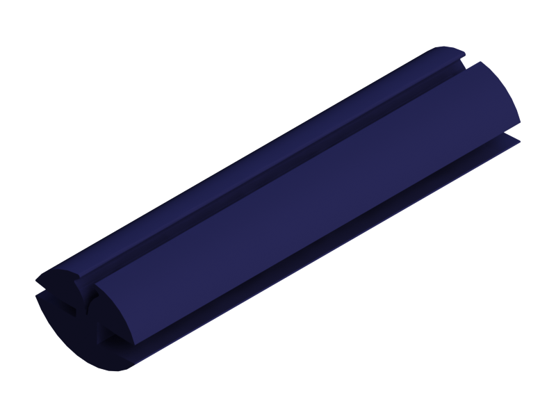 Silicone Profile P161 - type format Lamp - irregular shape