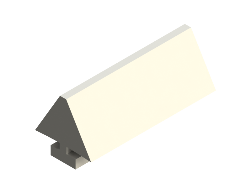 Silicone Profile P161Y - type format Lamp - irregular shape