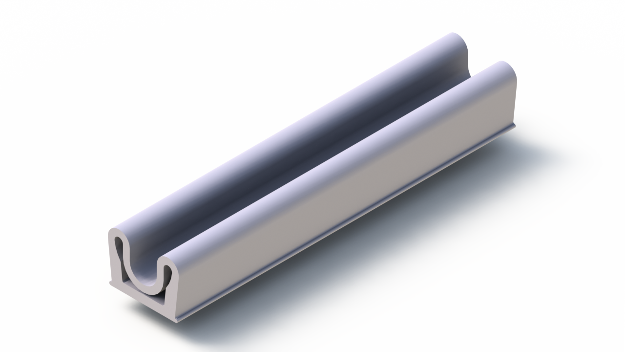 Silicone Profile P1831AA - type format D - irregular shape