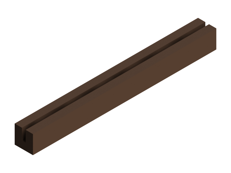 Silicone Profile P1877 - type format U - irregular shape