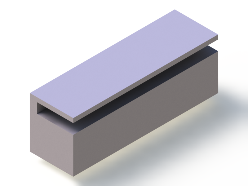 Silicone Profile P1904C - type format Lipped - irregular shape