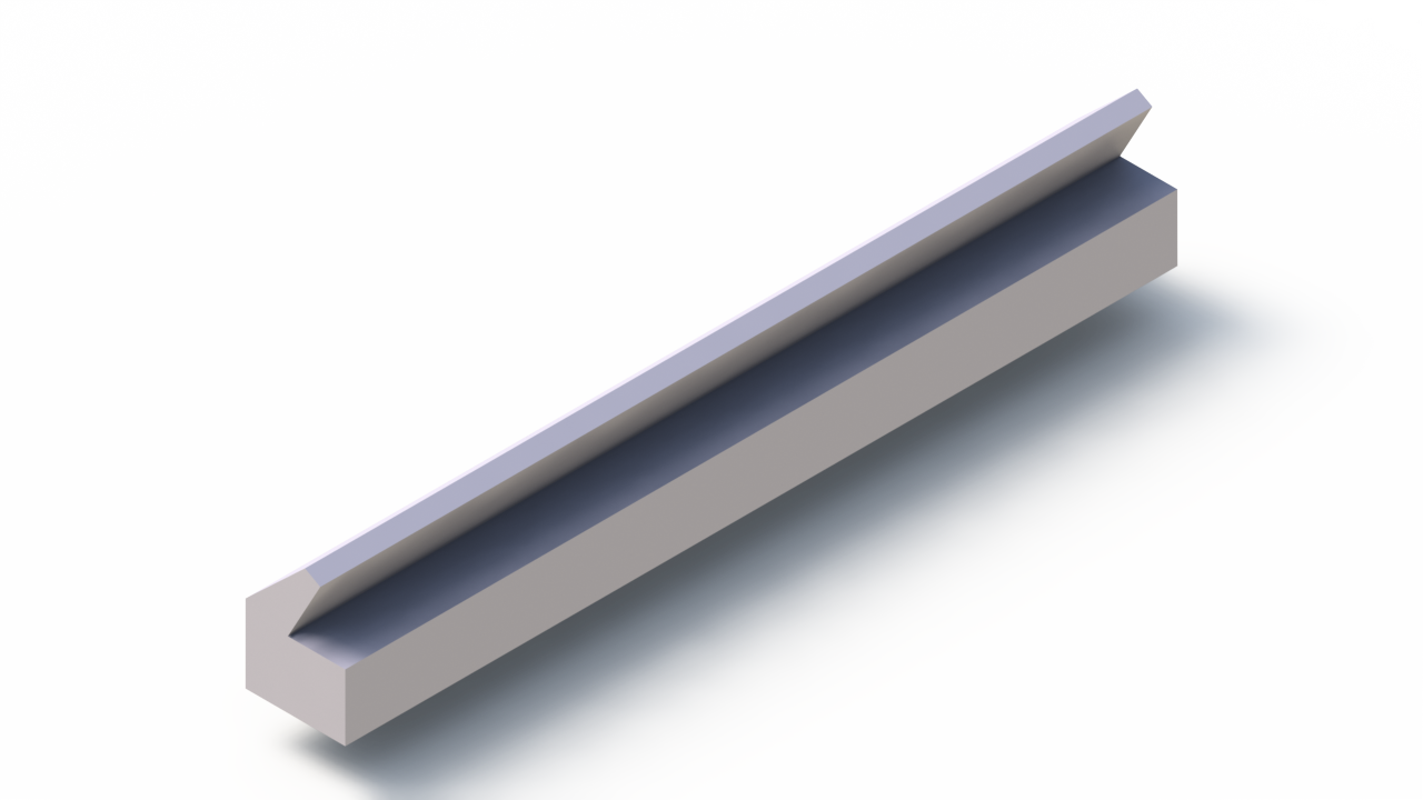 Silicone Profile P20064AX - type format Lipped - irregular shape