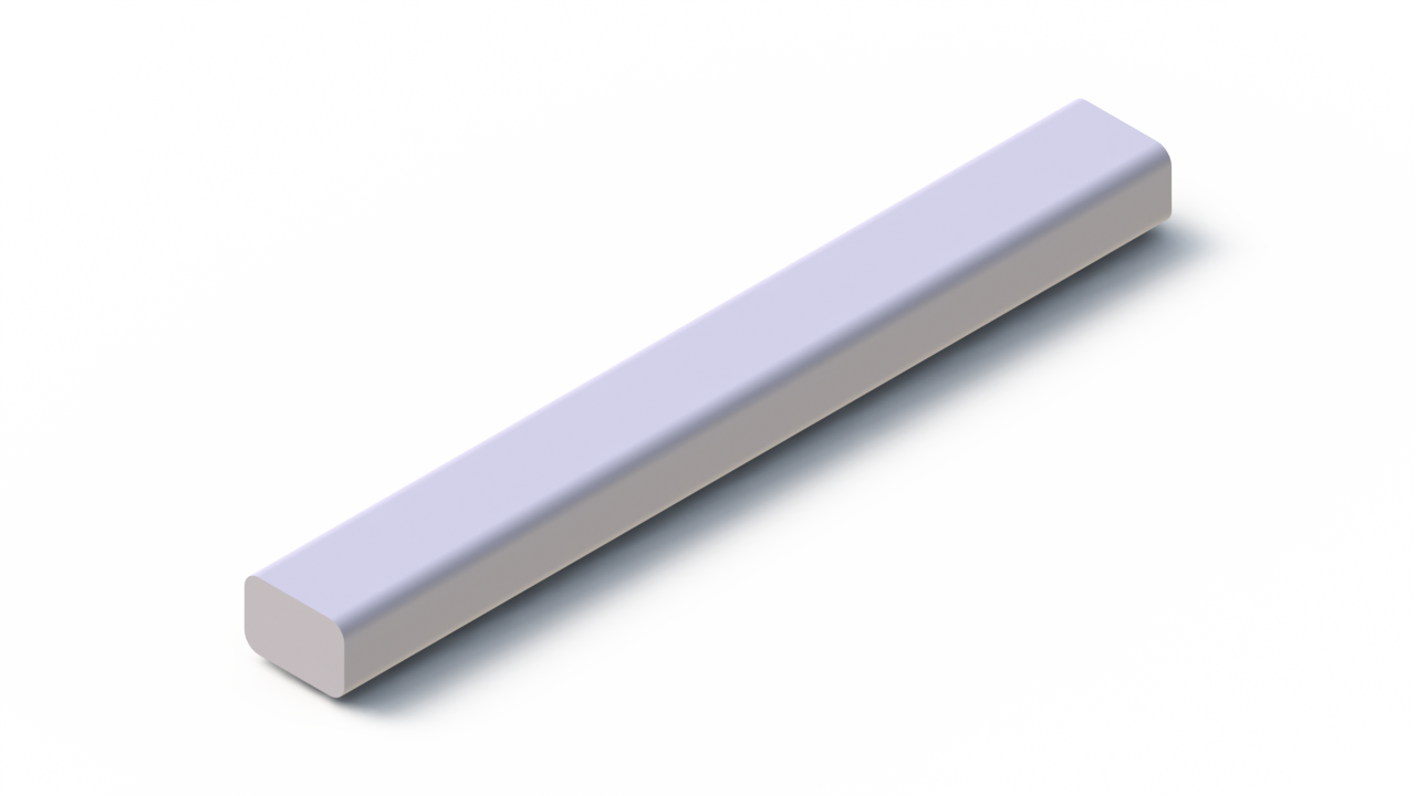 Silicone Profile P20064BA - type format D - irregular shape