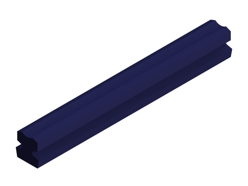 Silicone Profile P2064A - type format Lamp - irregular shape