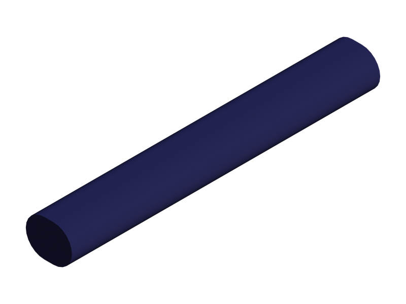 Silicone Profile P20711D - type format Cord - irregular shape