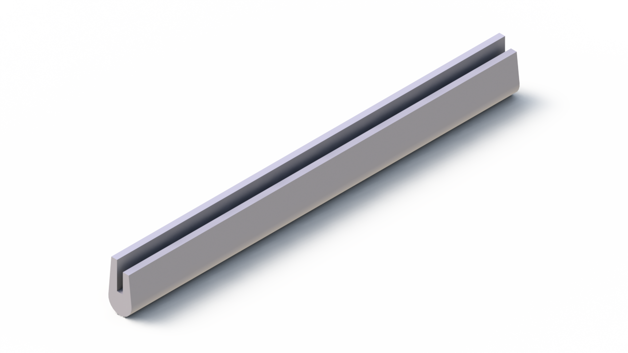 Silicone Profile P2090I - type format Silicone Tube - irregular shape
