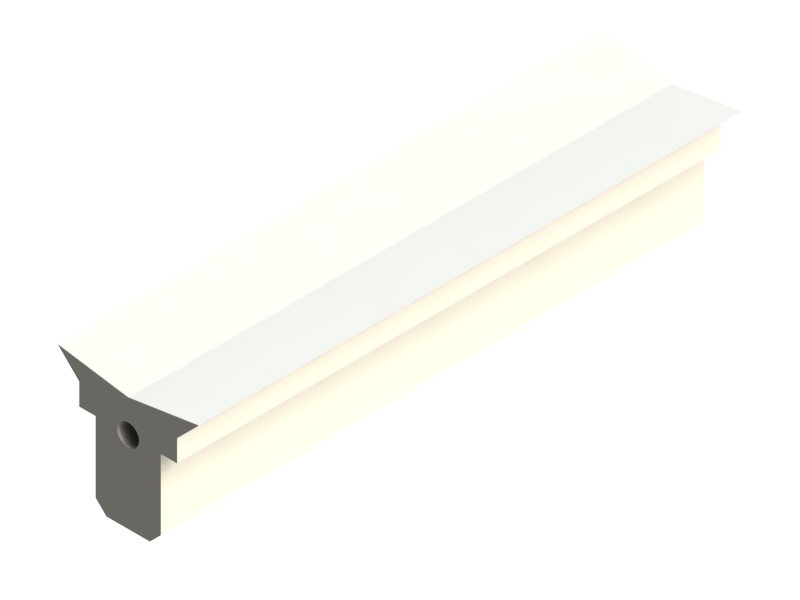 Silicone Profile P2098A - type format Horns - irregular shape