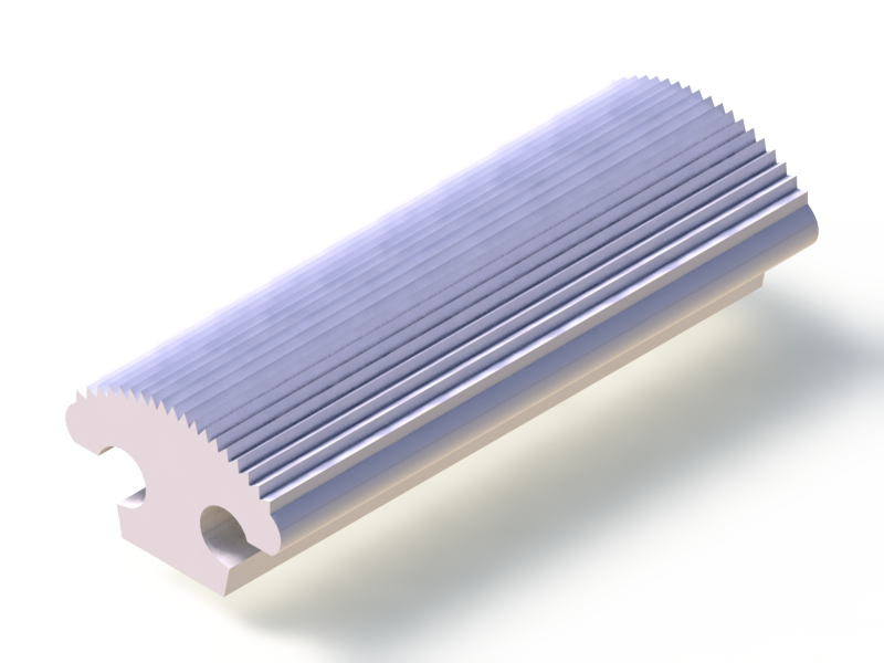 Silicone Profile P215I - type format Lamp - irregular shape