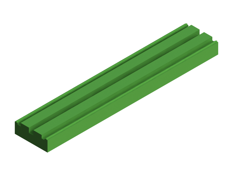 Silicone Profile P2222P - type format D - irregular shape