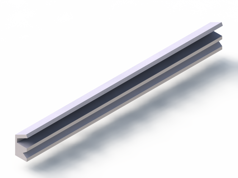 Silicone Profile P227B - type format Lipped - irregular shape